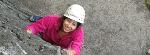 Rock climbing lake district